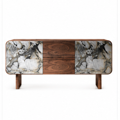 Cavendish Marble & Wood Sideboard