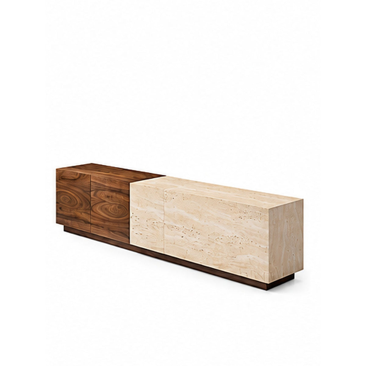 Hensley Marble & Wood TV Unit