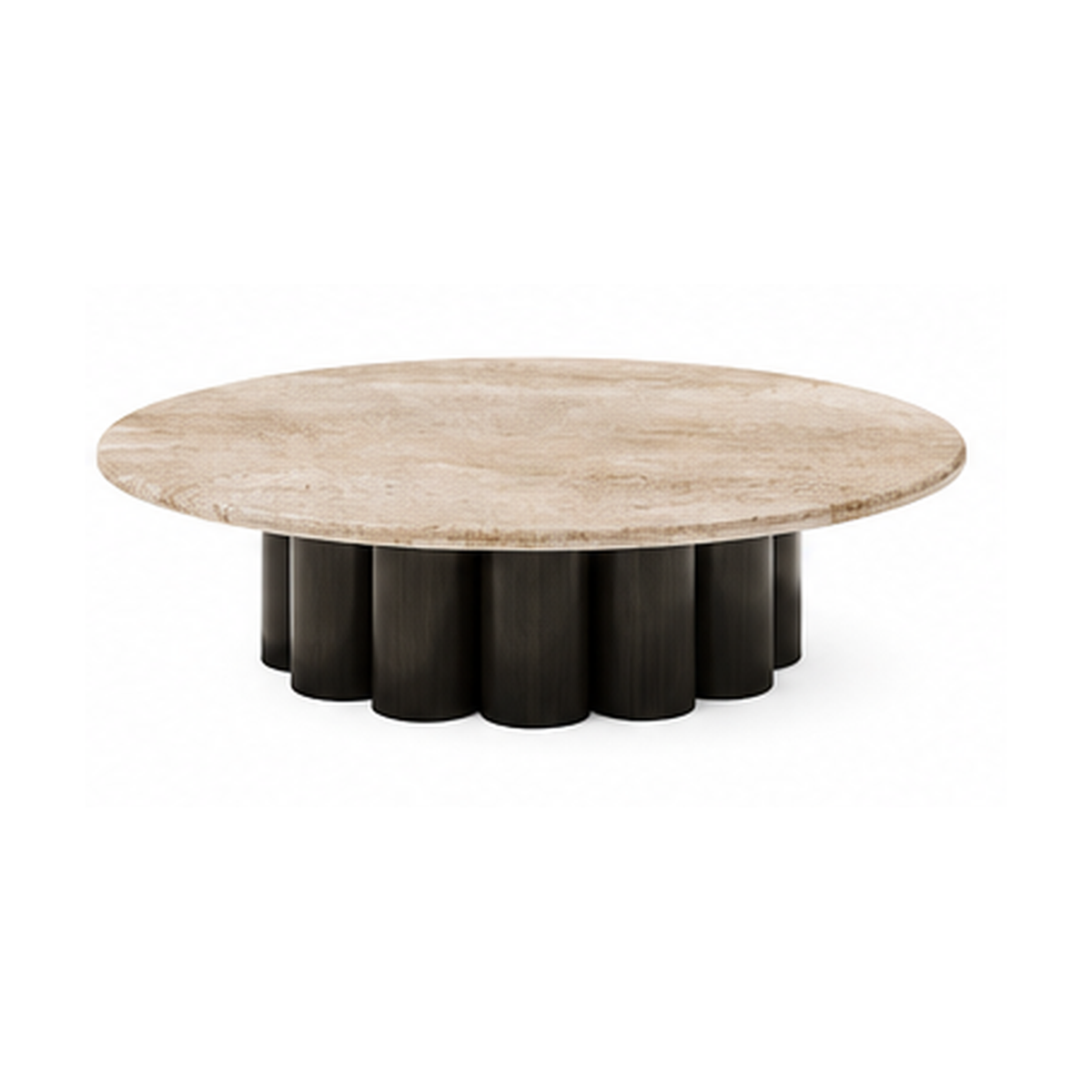 Redford Marble & Wood Coffee Table